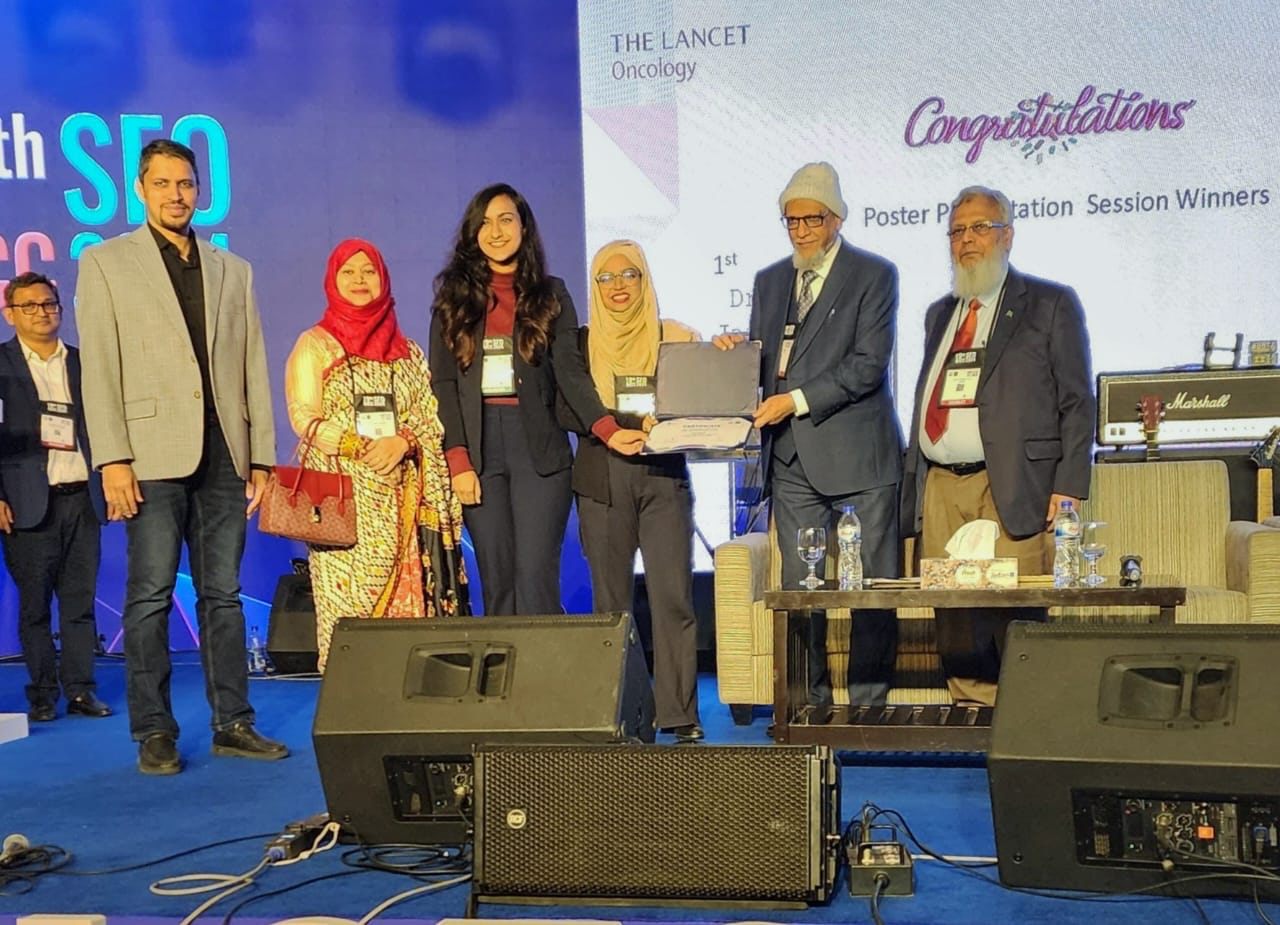 Congratulations to Team HistoScope for winning the best poster award at the 19th SAARC Federation of Oncologists (SFO) Bangladesh International Cancer Congress (BICC) 2024